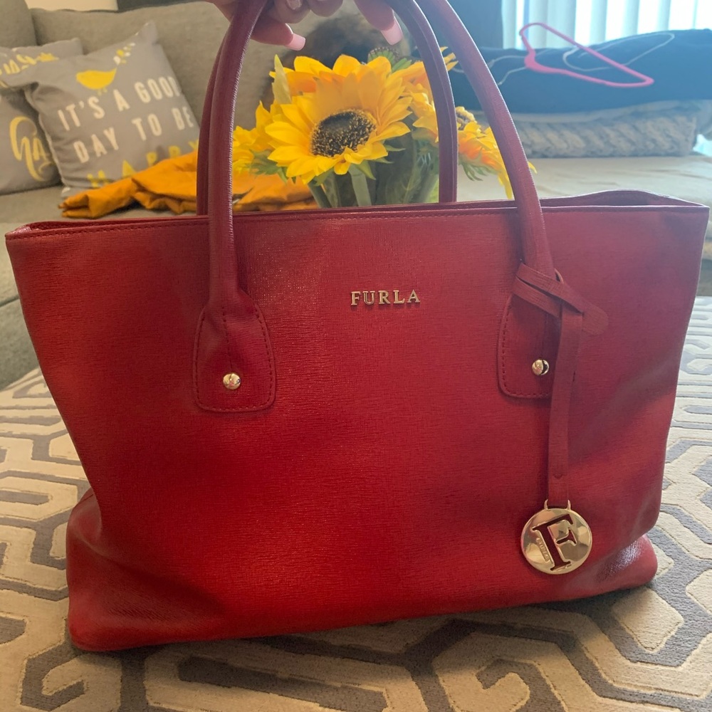 Furla leather handbag